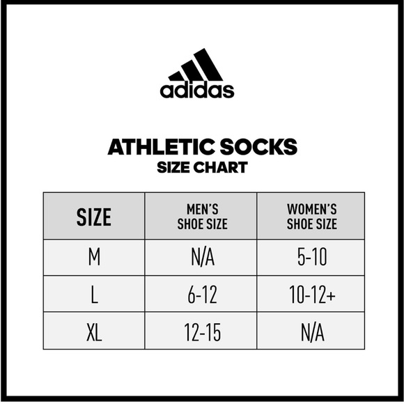 NWOT: 2 pairs of adidas Mens Cushioned Crew Socks (3 for $30) - Picture 6 of 6